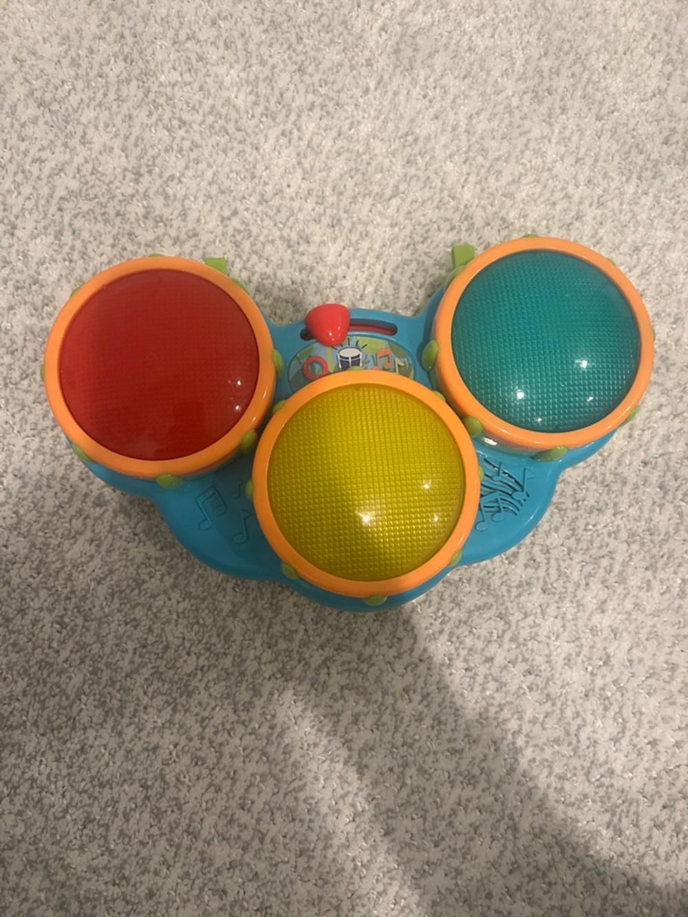 Bright Starts Safari Beats Musical Drum Toy | infant sensory toy